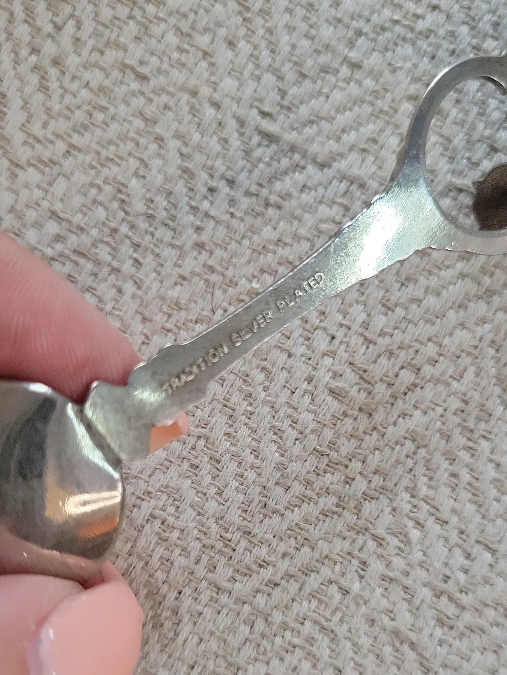 Vintage Humber Bridge Souvenir Spoon Yorkshire White Rose